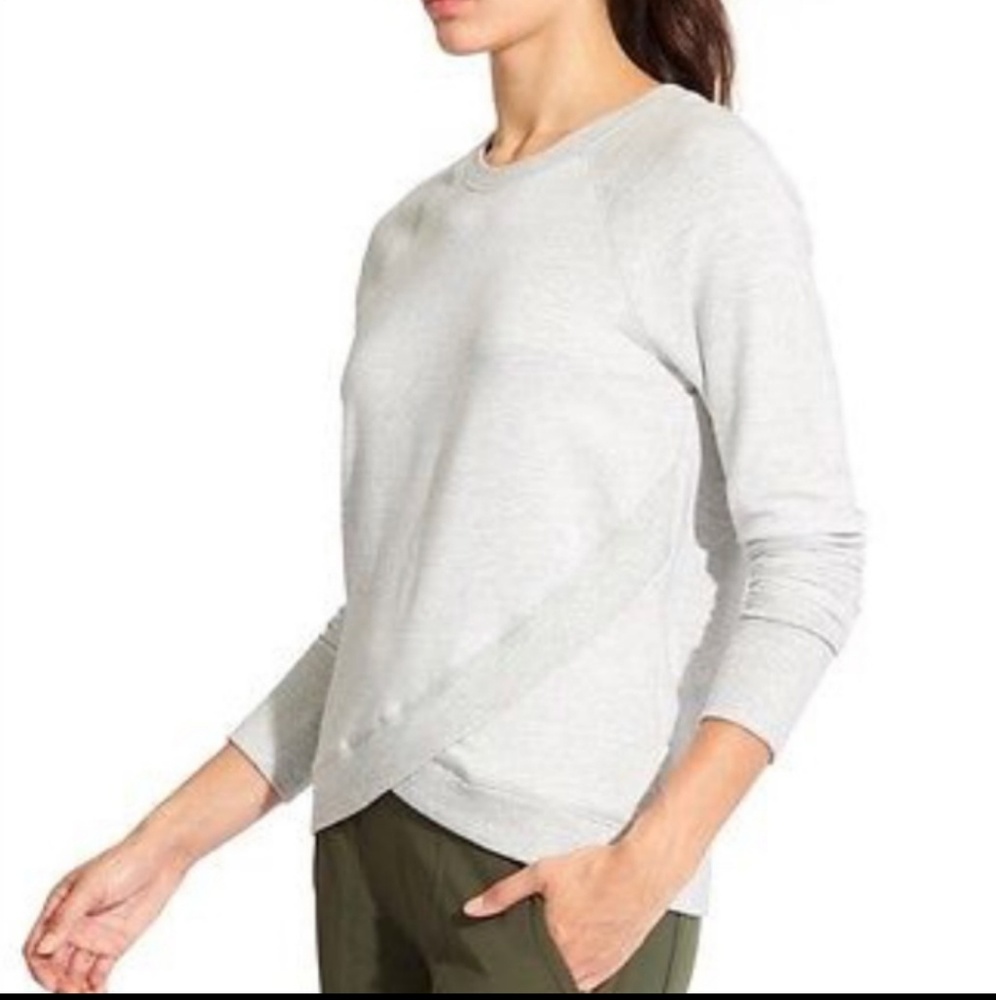 Athleta criss cross sweater